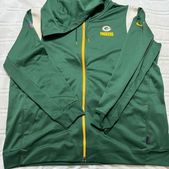 Men's NFL Green Bay Packers Nike Full-Zip Hoodie, 3XL - Picture 2 of 10